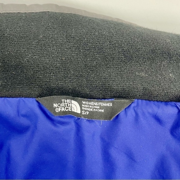 The Northface grey blue puffer thermaball trakker jacket women's S athleisure - Picture 11 of 13